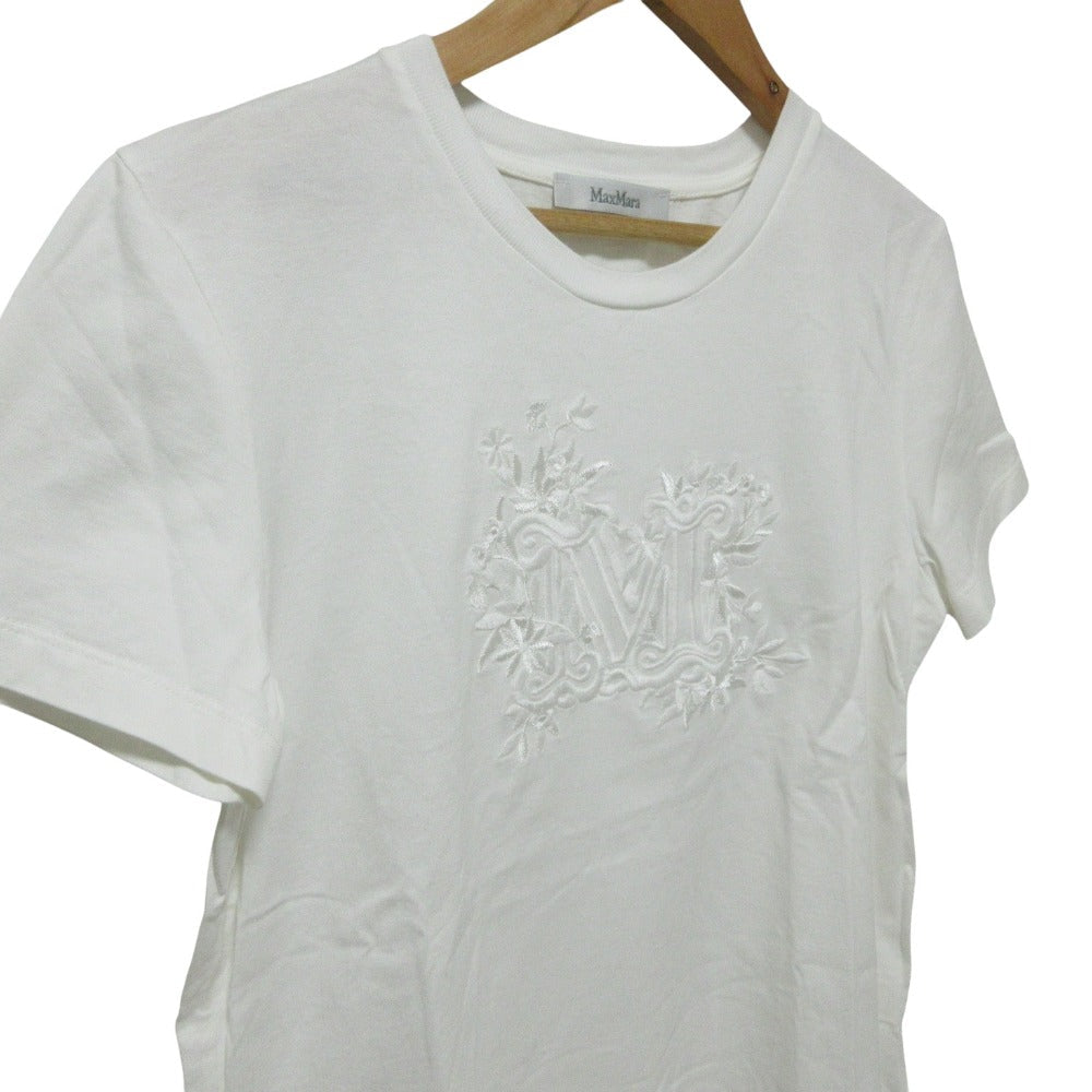 マックスマーラ SACHA EMBROIDERED コットン Tシャツ