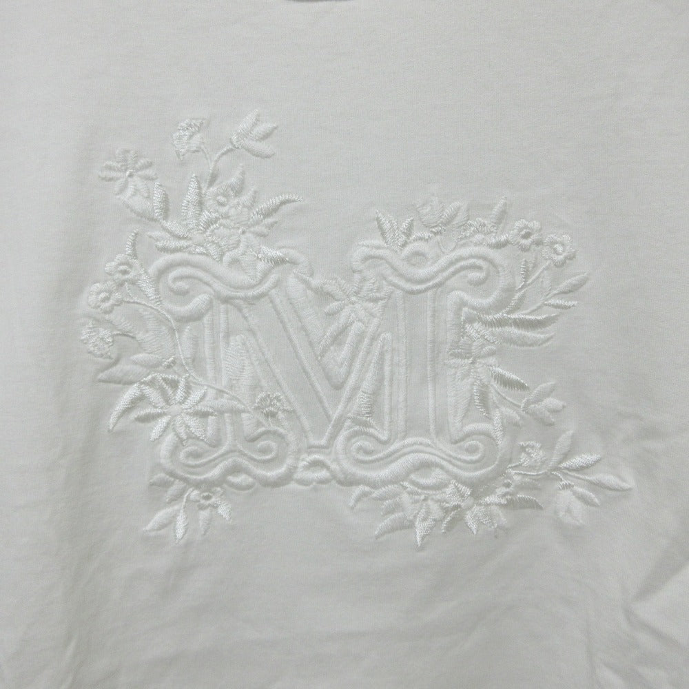 マックスマーラ SACHA EMBROIDERED コットン Tシャツ