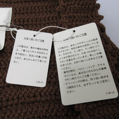 ダブレット かぎ針編みモザイクニットタンクトップ