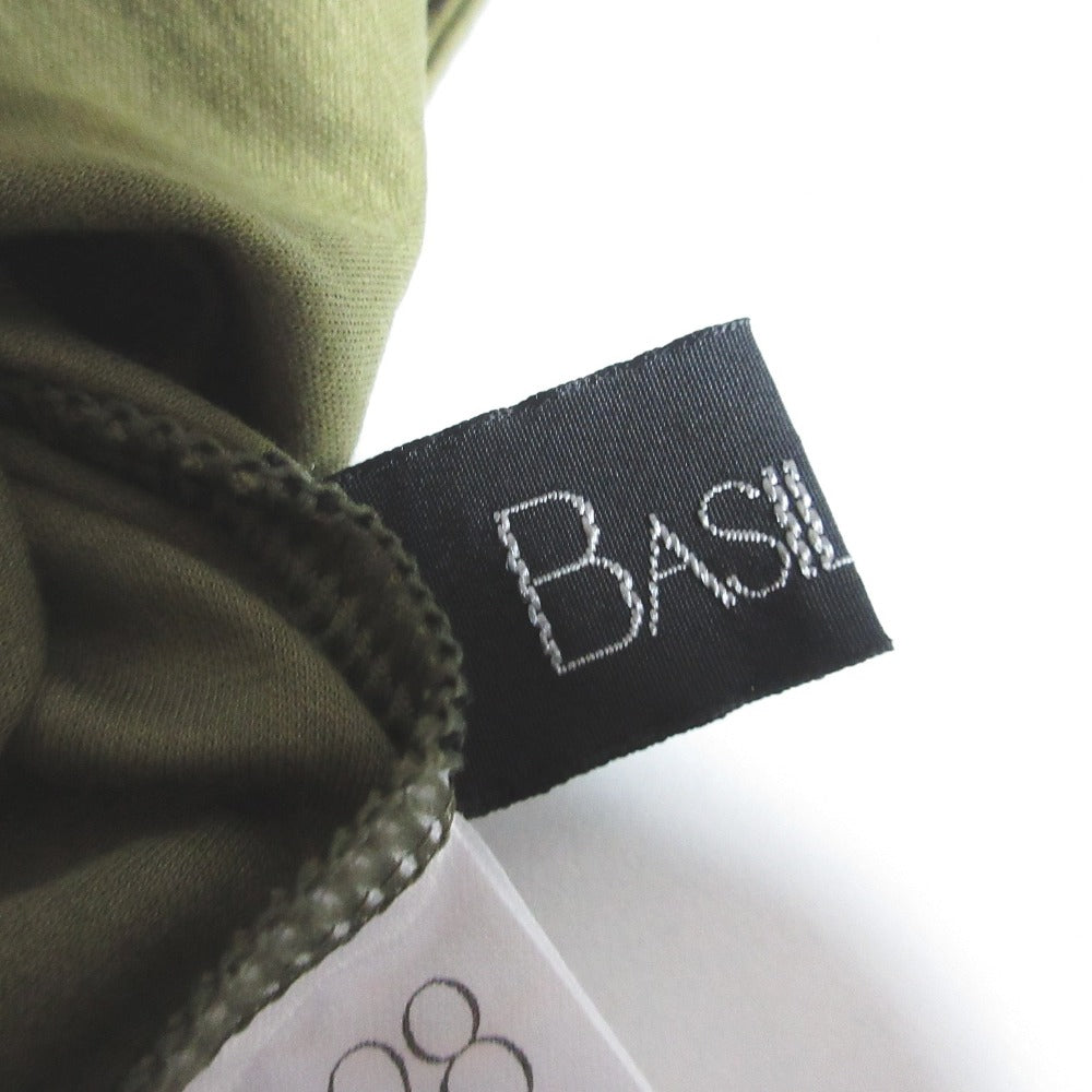 BASILE28ロゴプリントコットンTシャツ