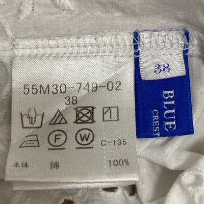 ブルーレーベルクレストブリッジ レースノースリーブブラウス