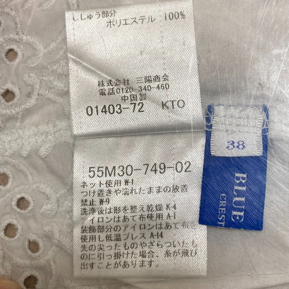 ブルーレーベルクレストブリッジ レースノースリーブブラウス