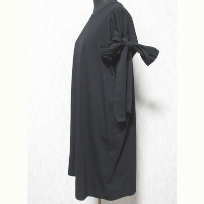 MSGM ショルダーリボン ノースリーブ コットン ワンピース
