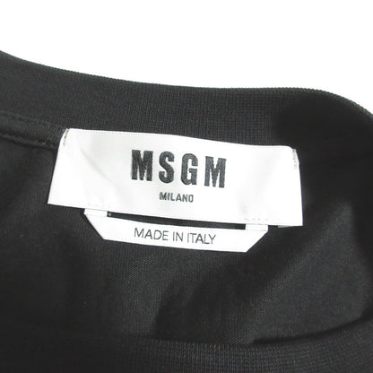 MSGM ショルダーリボン ノースリーブ コットン ワンピース