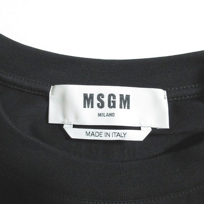 MSGM ショルダーリボン ノースリーブ コットン ワンピース