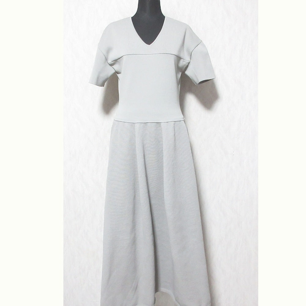LE CIEL BLEU ニット V ドレス