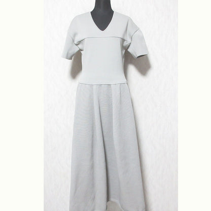 LE CIEL BLEU ニット V ドレス