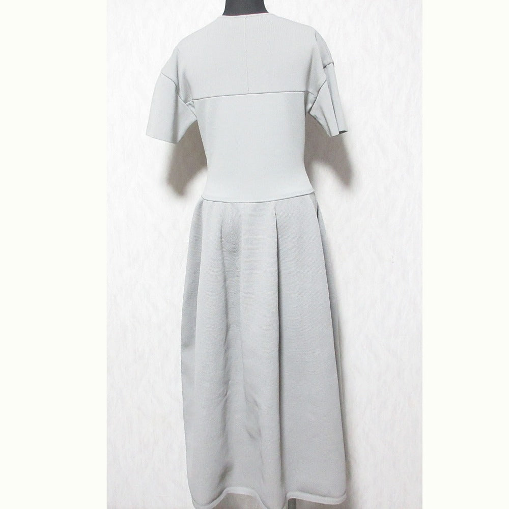 LE CIEL BLEU ニット V ドレス