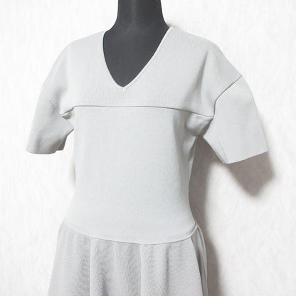 LE CIEL BLEU ニット V ドレス