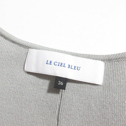 LE CIEL BLEU ニット V ドレス