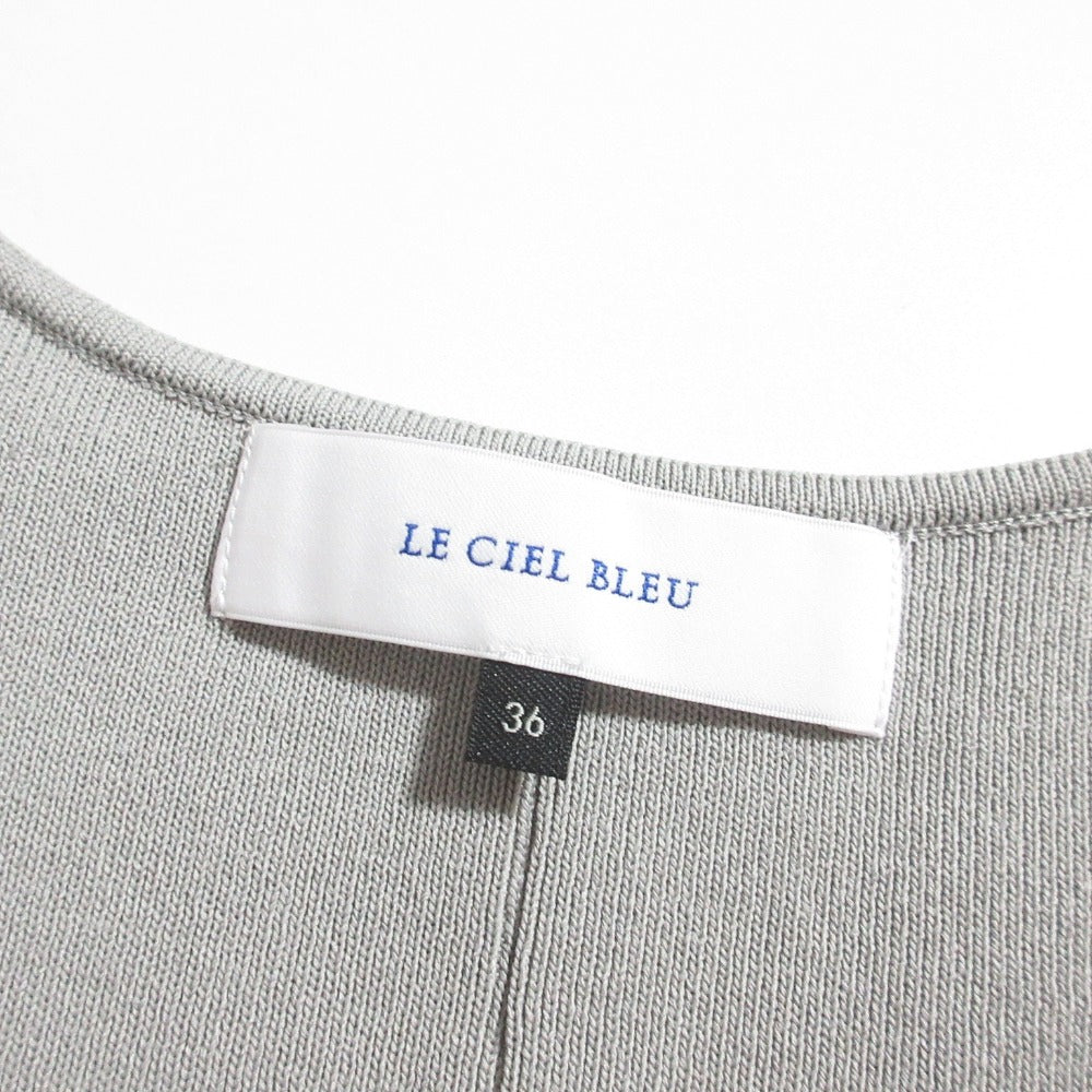 LE CIEL BLEU ニット V ドレス