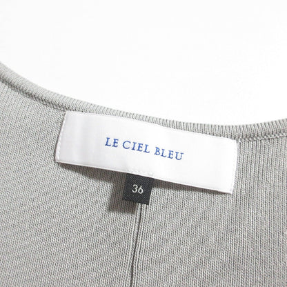 LE CIEL BLEU ニット V ドレス