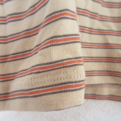 Lily Brown Lily BearボーダーコットンTシャツ