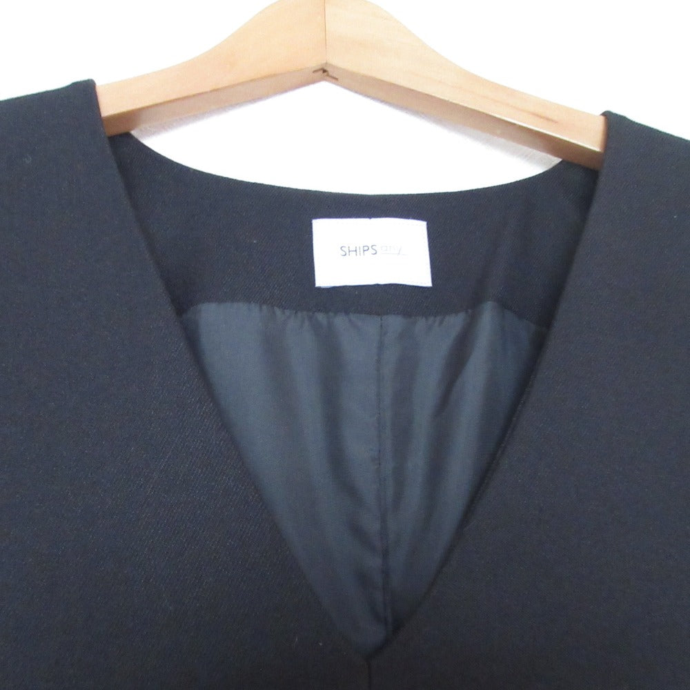 シップス ストレッチロングワンピース