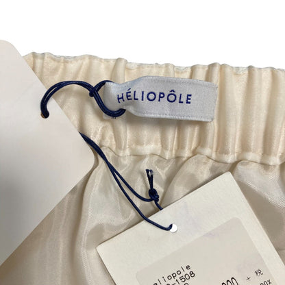 Heliopole スエード サテン プリーツ スカート