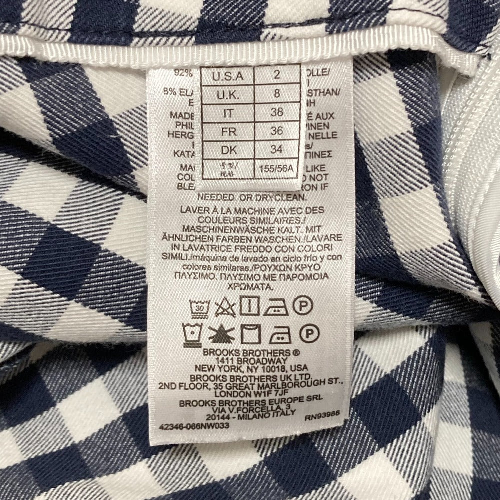 ブルックスブラザーズ チェッククロップドパンツ