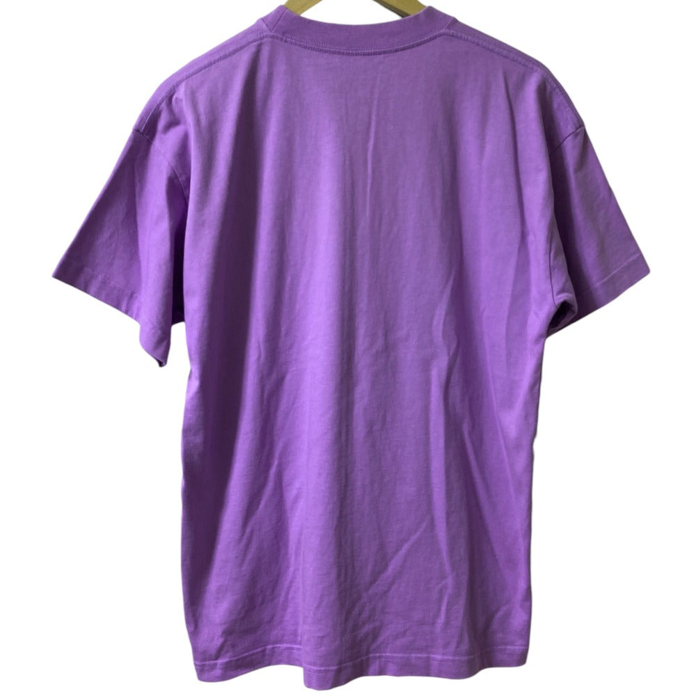 バレンシアガ ロゴ刺繍コットン半袖Tシャツ