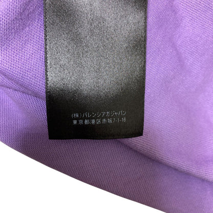 バレンシアガ ロゴ刺繍コットン半袖Tシャツ