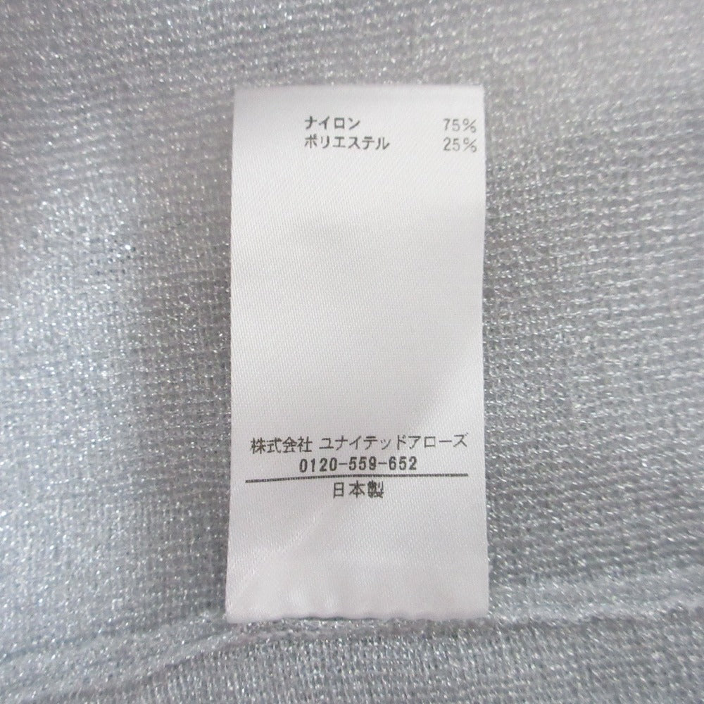 BLAMINK ラメ 18G リブ 長袖 ニット