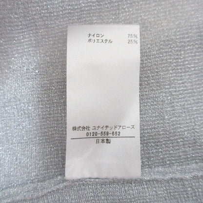 BLAMINK ラメ 18G リブ 長袖 ニット