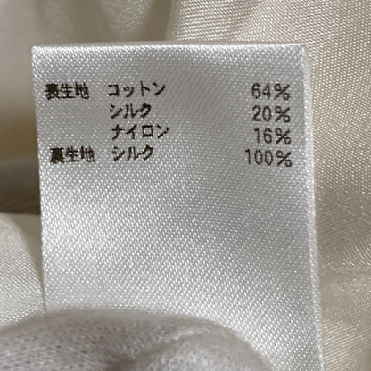 ブラミンク コットンシルクジャカードワンピース