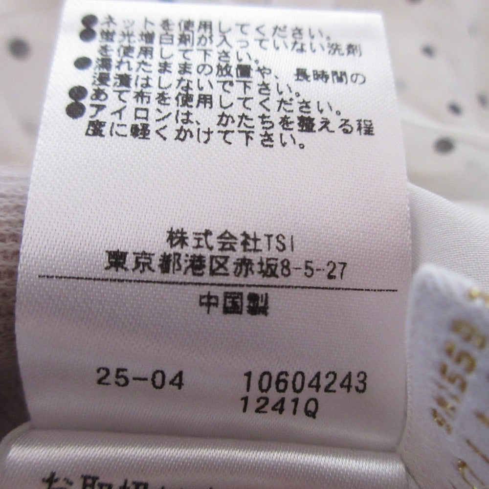 プロポーションボディドレッシング ドットショートスリーブブラウス