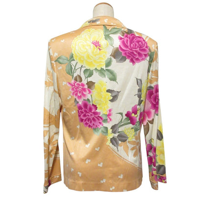 LEONARD FASHION コットン ストレッチ テーラード ジャケット