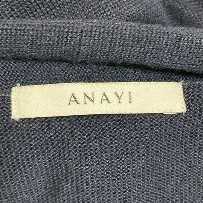 ANAYI ロング ニット カーディガン