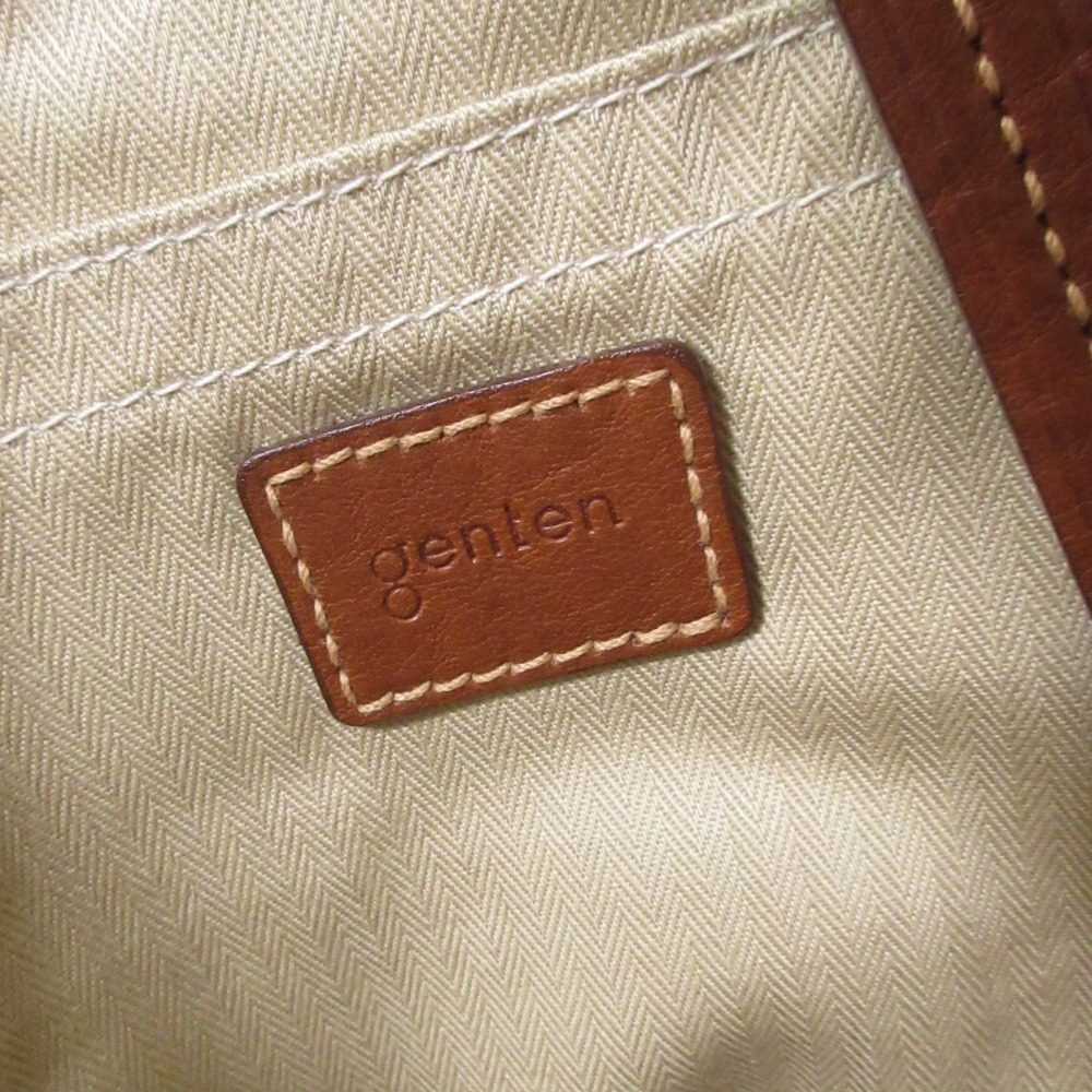 genten クロシェ ラフィア ハンドバッグ
