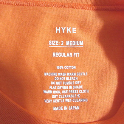HYKE ノースリーブ コットンカットソー
