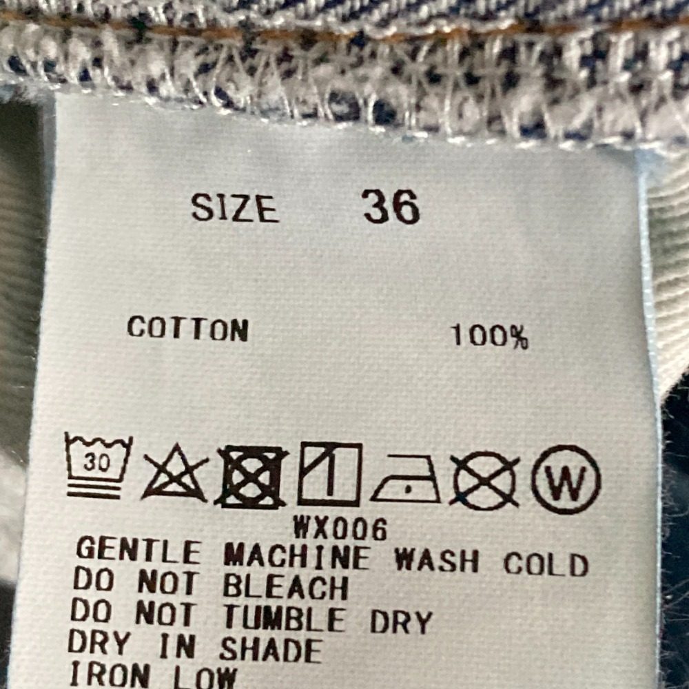 MACPHEE オーガニックデニム ワイドパンツ