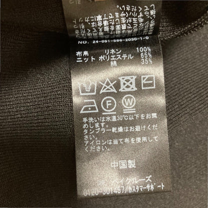 エーピーストゥディオ リネンメッシュブラウス