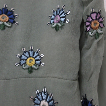 GRACE CONTINENTAL 刺繍 ロング ドレス