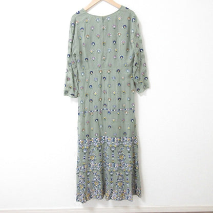 GRACE CONTINENTAL 刺繍 ロング ドレス