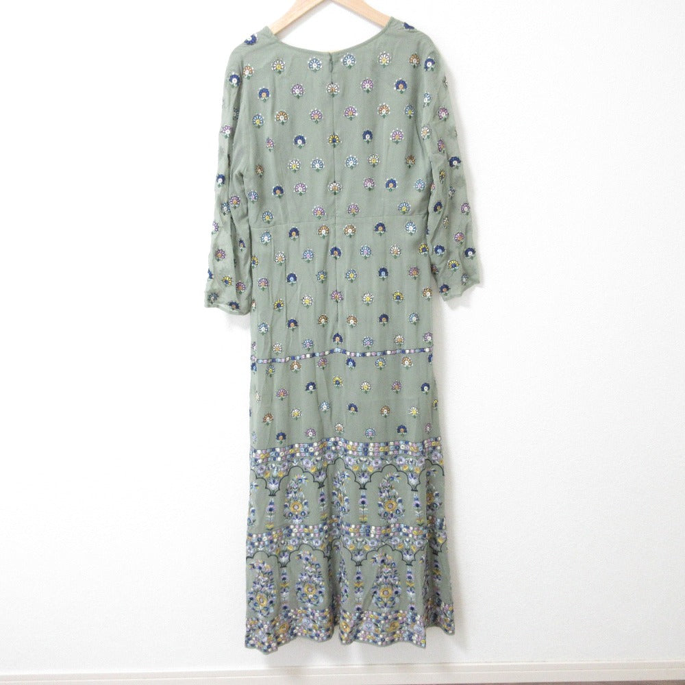 GRACE CONTINENTAL 刺繍 ロング ドレス