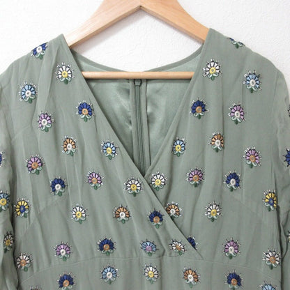 GRACE CONTINENTAL 刺繍 ロング ドレス
