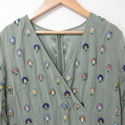 GRACE CONTINENTAL 刺繍 ロング ドレス