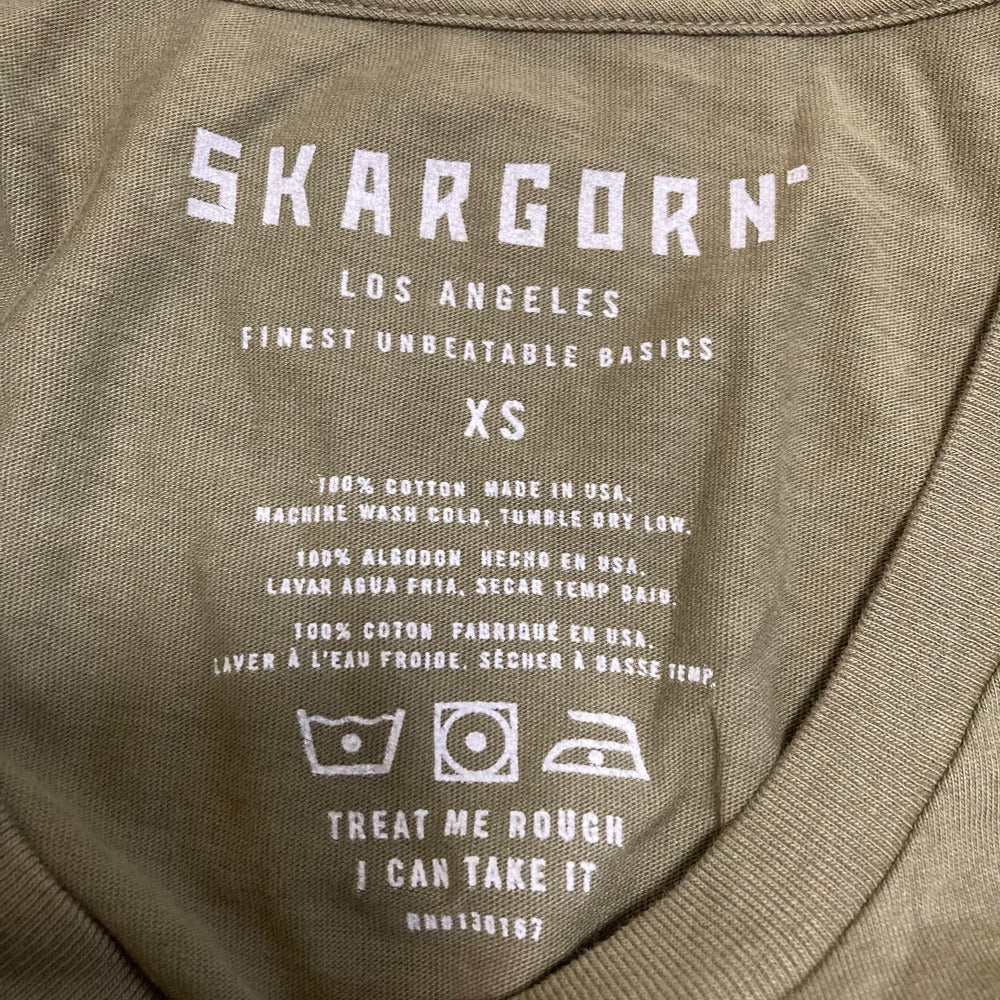 スカルゴーン コットンオーバーサイズポケットTシャツ