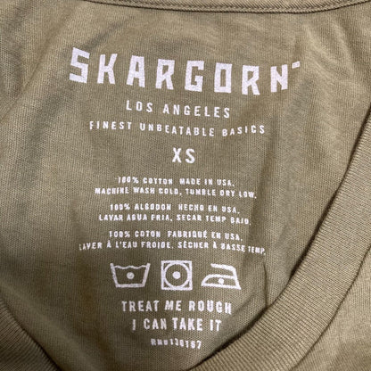 スカルゴーン コットンオーバーサイズポケットTシャツ