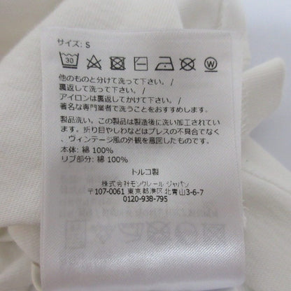 モンクレール ロゴ刺繍半袖Tシャツ