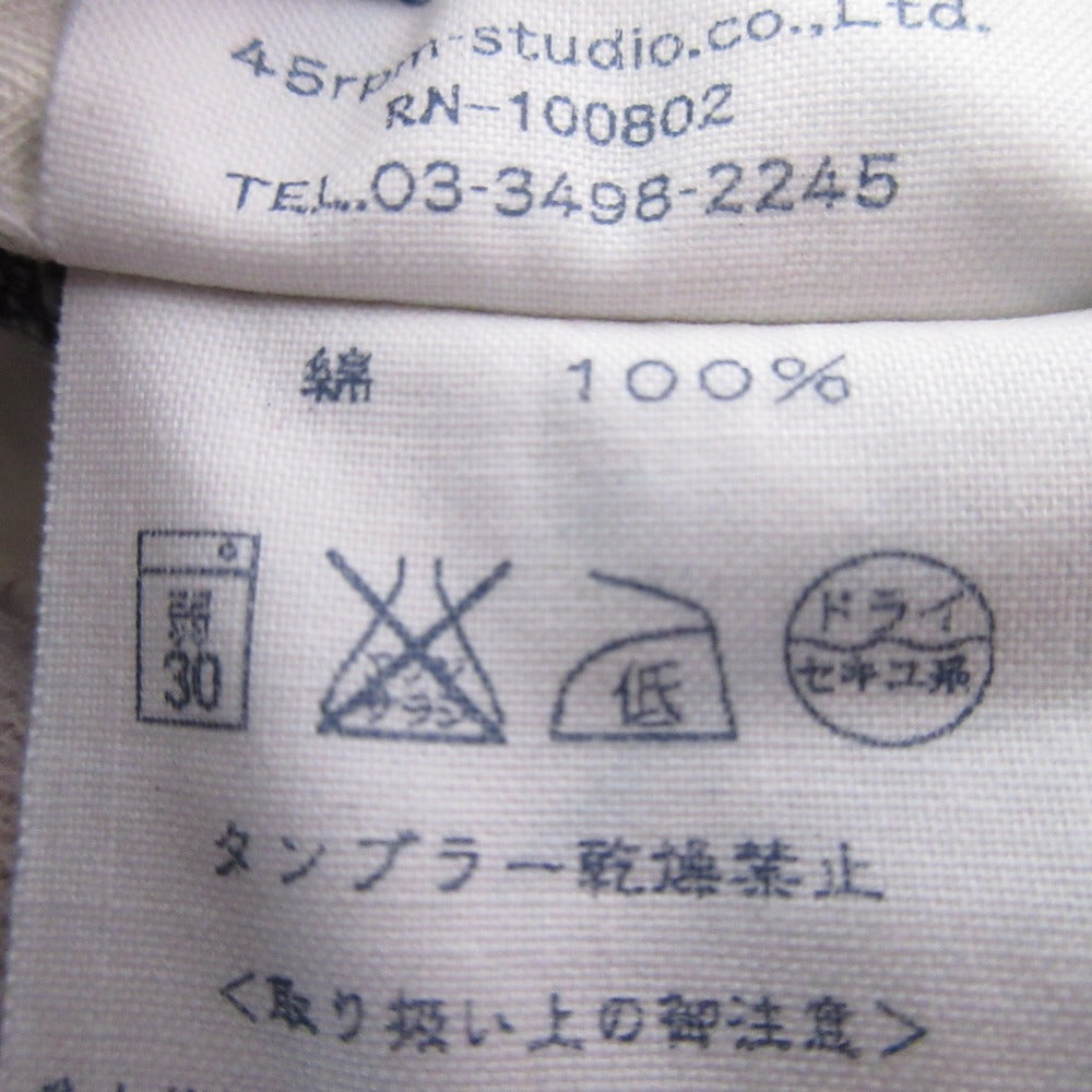 フォーティファイブアールピーエム クロップドジョッパーズパンツ
