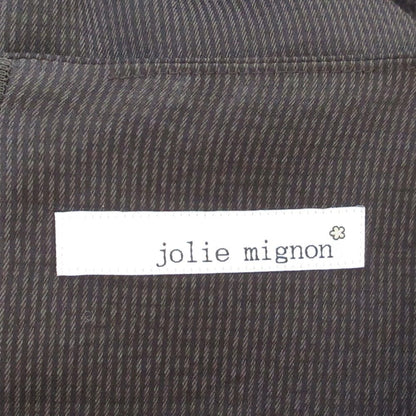 jolie mignon ストライプ エアロ ツイル ドレス