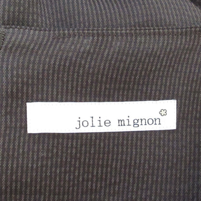 jolie mignon ストライプ エアロ ツイル ドレス