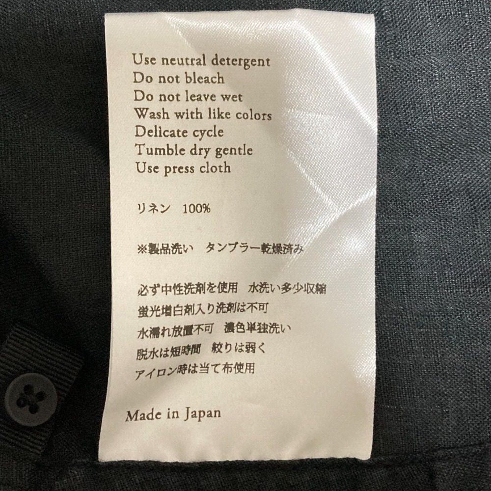 NO CONTROL AIR Vネック リネン シャツ