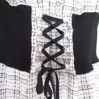 And Couture ツイード コンボ ドレス