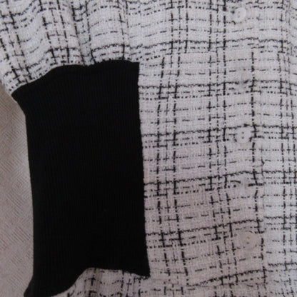 And Couture ツイード コンボ ドレス
