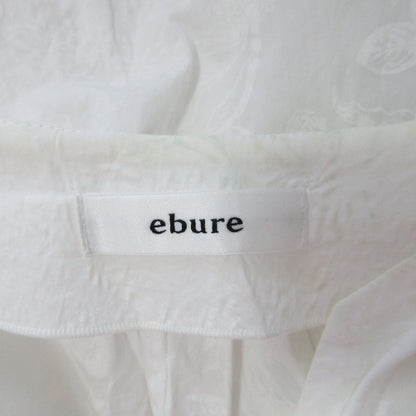 ebure コットン ボタニカル ロング ドレス