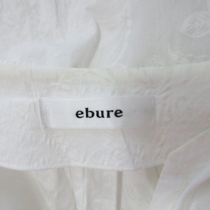 ebure コットン ボタニカル ロング ドレス