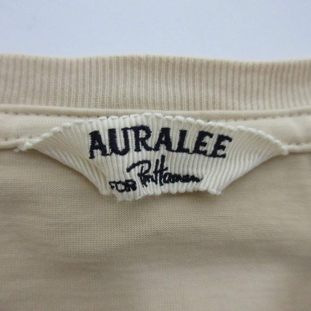 オーラリー Organic Cotton High Gauge Luster 半袖Tシャツ