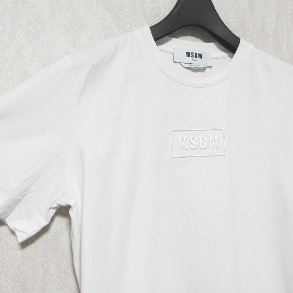 エムエスジーエム コットン半袖Tシャツ